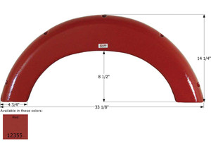Icon - Fender Skirt Single Tab Fs2355 Red - 12355