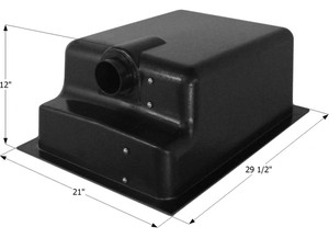 Icon - Holding Tank Ht150re W/3in Spigot & 4 Level Sensors - 12366