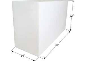 Icon - Fresh Water Tank Wt2453 38x22x14 50 Gal W/1/2in Fittings - 12717