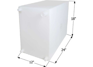 Icon - Fresh Water Tank Wt2454 24x18x12 20 Gal W/1/2in Fittings - 12718