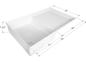 Icon - Shower Combo Pan Sp400pw Pan Only - 12893