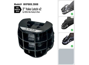 Altor Locks - Trailer Coupler Lock For 2in Yoke Latch Coupler Style By Oems Like Husky/ram - MVP009.2000