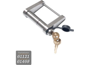 InfiniteRule Security - Trailer Latch Lock For Demco Ez Latch 2in Ball Coupler Cast Model Only Does Not Fit Stamped Model - 61121-S