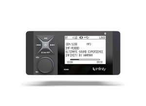 Infinity Speakers - Wake Series Infinity Marine Source Unit With Monochromatic Screen Bt And Much - INF-R3000