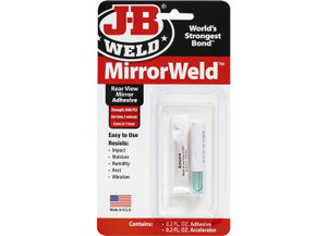 JB Weld - Mirrorweld Carded .2 Fl Oz Rear View Mirror Adhesive & Accelerator - 33701