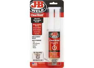 JB Weld - Clearweld Carded 25ml Resealable Syringe - 50112