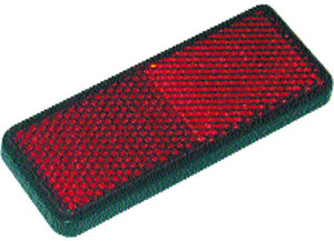 Jammy Inc - Red 31/4x13/16 Rectangular Adhesive Reflector - J-002-R