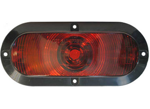 Jammy Inc - 6in Oval Led Flange Mount S/t/t Lamp - J-652-FR