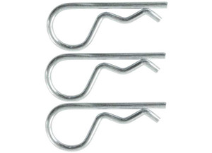 JR - Hitch Pin: Fits 5/8in To 1in Hitch Pins. 215/16in Overall Length 3/pkg. - 03-01385