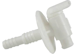 JR - 3/8in 1/2in Dual Barbed Drain Cock - 3182