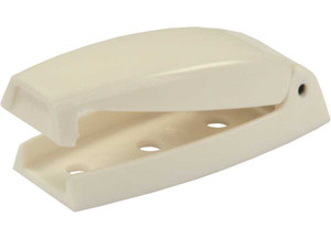 JR - Baggage Door Catch Bullet Colonial White - 10254