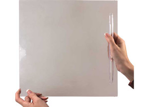 JR - 12in Screen Door Slider Flat Clear - 11195