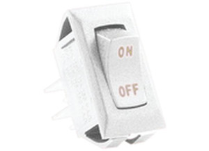 JR - Labeled 12v On/off Switch White - 12581-5