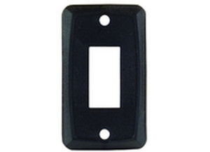 JR - Single Face Plate Black - 12855