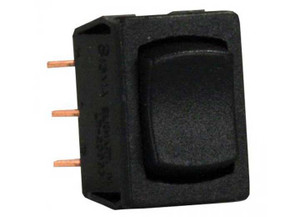 JR - Spdt Mini On/off/on Switch Black - 13335
