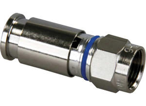 JR - Rg6 Compression Fittings For Hd/satellite (2 Pk) - 47295