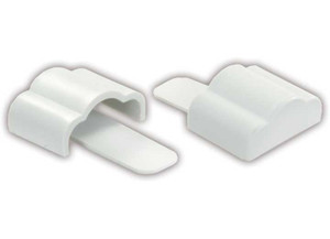 JR - (dpn) Full Extrusion End Cap (r&l Hand Set) Polar White - 49615