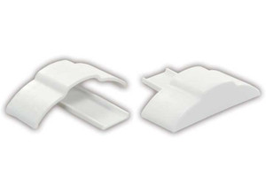 JR - Full Extrusion End Cap (r&l Hand Set) Polar White3/4 X 17/8 X 3/8 - 49635