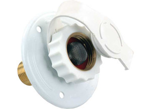 JR - City Water Flange Metal White Mpt - 62165