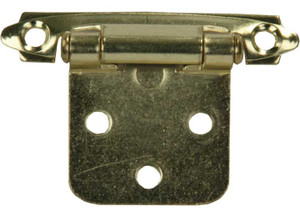 JR - (dpn) Selfclosing Flush Mount Hinge Brass (2 Pk) - 70595