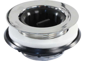 JR - Plastic Strainer W/threaded Basket Chrome - 95035