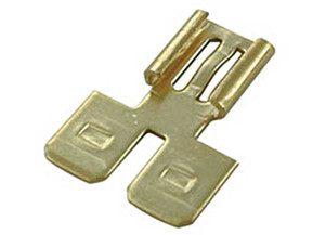 J T & T - .250 Tab Fm To Double M Flat Adapter 16 Pcs - 1211H