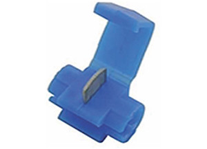 J T & T - 1814 Blue Quick Splice Connector 6 Pcs - 1220H