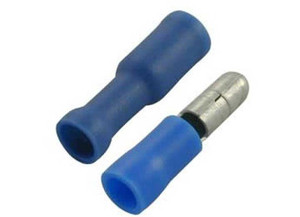 J T & T - Bullet Connectors 2218 Awg .157 Dia. Red Vinyl Insulated Fm Receptacle 7 Pcs - 2124H