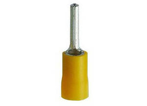 J T & T - 1210 Yellow Vinyl Pin Terminal 8 Pcs - 2292H