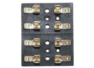 J T & T - 4 Position Glass Fuse Block 1 Pc - 2450F