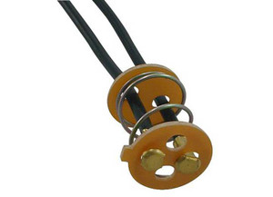 J T & T - 2wire Univ Dbl Contact Light Socket Base 2 Pc - 2556F