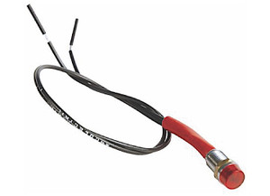 J T & T - Red Warning Light W/leads 16a 12v 1 Pc - 2633F