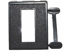 J T & T - Switch Panel Mount (1) 7/16inx11/8in Rectan Slot 1pc - 2651E
