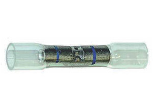 J T & T - 1210 Awg Cs Window Heat Shrink Butt Connector  Clear W/yellow Stripe 10 - 2972F