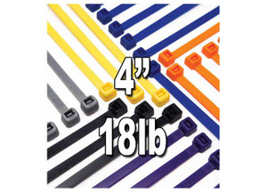 J T & T - 4in Natural Nylon Wire Tie 18 Lbs 31 Pcs - 4701H