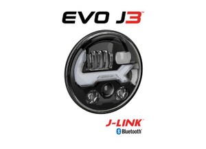 JW Speaker - 8700 Evo Model 12v Dot Led High/low Beam Heated Headlight W/built In Turn Signal Black 2 Light Kit - 557213