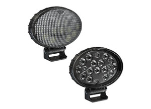 JW Speaker - 7250f Model 1224v Led Work Light W/flood Beam Pattern & Pedestal Mount - 1801521