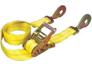 Keeper - 10ft X 2in Ratchet Tiedown W/twisted Snap Hooks 2000 Wll (6000 Lbs Break Strength) - 4110