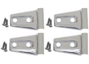 Kentrol - 2007c Jeep Wrangler Door Hinge Overlays (4 Pieces) (2 Door) - 30020
