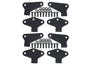 Kentrol - 2007c Jeep Wrangler Body Door Hinge Set (8 Pieces) (4 Door) - 80581