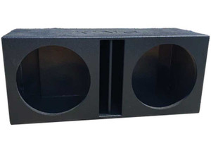 KING BOXES - Dual 15in Divided Chambers Subwoofer Enclosure - AK-15DVL