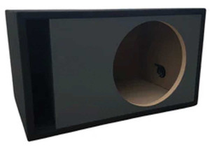 KING BOXES - Pl Style Enclosure With All Around 1in Mdf Wood Tuned At 35hz Grey Leather Face - SPL15S-GRE