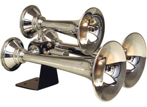 Kleinn Air Horns - Chrome Triple Train Horn - 500