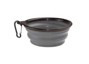 Kuma Outdoor Gear - Collapsible Silicone Bowl (1l)  Grey/black - 200-KM-CSB-GB