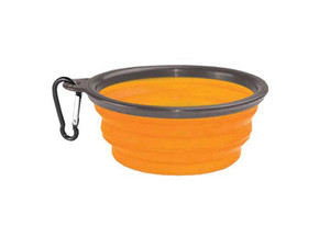 Kuma Outdoor Gear - Collapsible Silicone Bowl (1l)  Orange/grey - 200-KM-CSB-OG