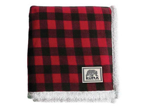 Kuma Outdoor Gear - Lumberjack Sherpa Throw  60in X 70in - 418-KM-LJST-LG-RB