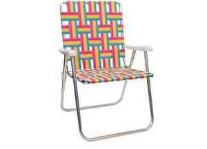 Kuma Outdoor Gear - Lollipop Backtrack Chair  Yellow/pink/teal - 830-KM-BTC-LP