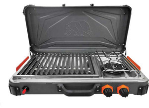 Kuma Outdoor Gear - Grill & Burner Propane Stove  Graphite/orange - 871-KM-GBPS-GROR