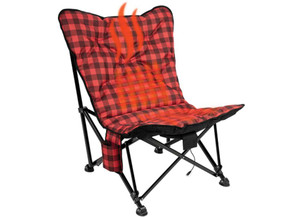 Kuma Outdoor Gear - Aurora Chair W/power Bank & Bluetooth  Red/black - 897-KM-ACHS-RB
