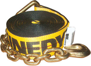 Kinedyne Canada - 3inx30ft Winch Strap With Chain Anchor - 323040